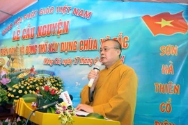 [Photo] Động thổ xây dựng chùa Xã Tắc tại biên giới Việt-Trung