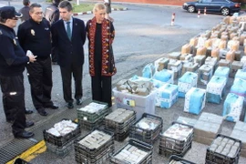 Tây Ban Nha thu giữ 62 kiện hàng chứa 2 tấn ma túy