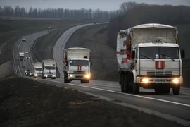 Đoàn xe viện trợ nhân đạo thứ 7 của Nga đến miền Đông Ukraine