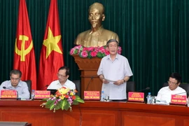 Tiểu ban Văn kiện Đại hội Đảng làm việc với Thường vụ Hải Phòng