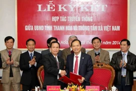 TTXVN và tỉnh Thanh Hóa ký thỏa thuận hợp tác truyền thông