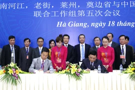 Họp nhóm công tác liên hợp các tỉnh biên giới Việt Nam-Vân Nam 