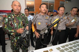 Cảnh sát Indonesia. Ảnh minh họa. (Nguồn: AFP/TTXVN)