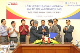 Báo Tin Tức hợp tác với báo Hàn Quốc thông tin đến kiều bào Việt