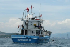 Một tàu cá vỏ thép. (Ảnh minh họa. Nguyên Lý/TTXVN)