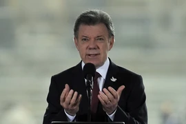 Tổng thống Juan Manuel Santos. (Nguồn: AFP/TTXVN)