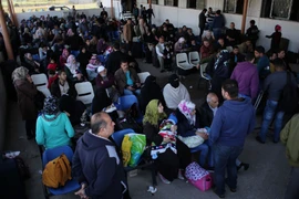 Người dân Palestine. (Nguồn: THX/TTXVN)