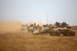 Binh sỹ Israel tại khu vực cao nguyên Golan. (Nguồn: AFP/TTXVN)