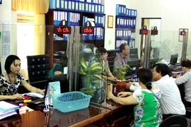 Phòng một cửa - Bảo hiễm xã hội Đà Nẵng. (Ảnh: Dương Ngọc/TTXVN)