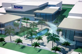 Mô hình nhà máy khi hoàn thành. (Ảnh: Hải Âu/TTXVN)