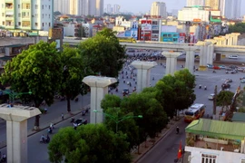 Thi công trở lại 8 hạng mục đường sắt tuyến Cát Linh-Hà Đông