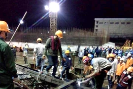 Yêu cầu kiểm tra quy trình thi công dựng giàn giáo ở Vũng Áng 