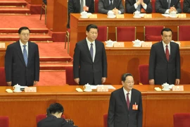 Lãnh đạo Đảng, chính phủ Trung Quốc tham dự một kỳ họp. (Ảnh minh họa. Thu-Yến-Đức/TTXVN)