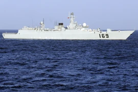 Tàu khu trục Trung Quốc DDG-169 Wuhan. Ảnh minh họa. (Nguồn: AFP/TTXVN)