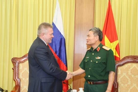 Quang cảnh buổi tiếp. (Ảnh: Hồng Pha/TTXVN phát)