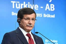 Thủ tướng Thổ Nhĩ Kỳ Ahmet Davutoglu. (Nguồn: AFP/TTXVN)