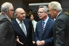 Đại diện các nước thành viên EU trong cuộc họp tại Bỉ ngày 22/9. (Nguồn: AFP/TTXVN)