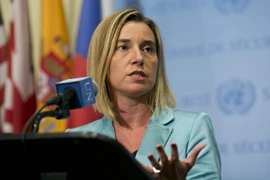 Đại diện cấp cao phụ trách chính sách an ninh-đối ngoại EU Federica Mogherini. (Nguồn: AFP/TTXVN)