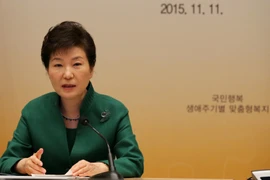 Tổng thống Hàn Quốc Park Geun-hye. (Nguồn: Yonhap/TTXVN)