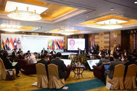 Quang cảnh phiên họp AMM Retreat 2019. (Ảnh: Sơn Nam/TTXVN)