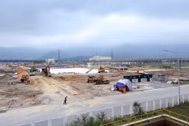Một góc nhà máy gang thép Hưng Nghiệp Formosa Hà Tĩnh. (Ảnh: Quang Quyết/TTXVN)