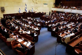 Toàn cảnh phiên họp Quốc hội Israel ở Jerusalem ngày 29/5/2019. (Ảnh: THX/TTXVN)
