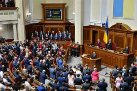 Toàn cảnh cuộc họp Quốc hội Ukraine tại Kiev ngày 20/5/2019. (Ảnh: AFP/ TTXVN)