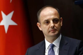 Thống đốc Ngân hàng trung ương Thổ Nhĩ Kỳ Murat Cetinkaya tại một buổi lễ ở Ankara ngày 19/4/2016. (Ảnh: AFP/ TTXVN)