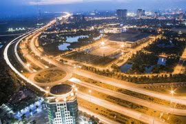 Đường Láng-Hòa Lạc. (Ảnh: Trọng Đạt/TTXVN)