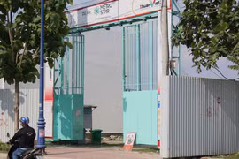 Dự án 360 Xa lộ Hà Nội, quận 9 liên quan đến sai phạm chuyển nhượng đất công. (Ảnh: Trần Xuân Tình/ TTXVN)