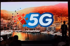 Lễ khai trương mạng viễn thông 5G ở Monaco ngày 9/7/2019. (Ảnh: AFP/TTXVN)