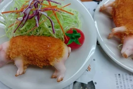 Cư dân mạng phát hoảng vì bữa ăn với món "lợn bao tử"