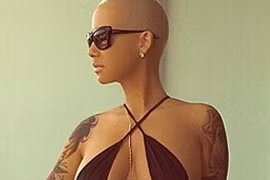 Người mẫu Amber Rose tung ảnh gợi cảm như Kim Kardashian
