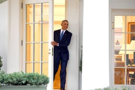 Tổng thống Mỹ Barack Obama xuất hiện lần cuối ở phòng Bầu dục