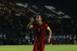 Việt Nam á quân King's Cup 2019, nhưng vẫn thăng tiến trên bảng xếp hạng FIFA. (Ảnh: Nguyên An/Vietnam+)