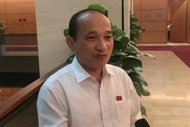 Đại biểu Nguyễn Thanh Hiền, Hiệu trưởng trường Chính trị tỉnh Nghệ An. (Ảnh: Đức Duy/Vietnam+)