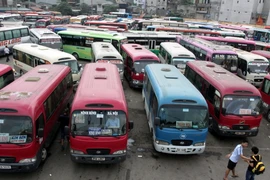 Hà Nội lập lại trật tự tại các bến xe, bến tàu dịp Tết Nguyên đán