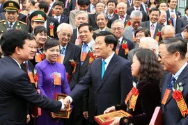 Chủ tịch nước Trương Tấn Sang gặp mặt thầy thuốc tiêu biểu toàn quốc