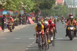 Đội VUS Thành phố Hồ Chí Minh đã giành hạng nhất chặng thứ 14 của Cuộc đua xe đạp Cúp truyền hình Thành phố Hồ Chí Minh 2016