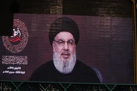 Thủ lĩnh phong trào Hồi giáo vũ trang Hezbollah - ông Sayyed Hassan Nasrallah. (Nguồn: TTXVN phát)