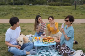 Nhiều người tiêu dùng Hàn Quốc rất yêu thích hương vị sữa hạt của Vinamilk