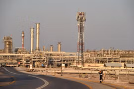 Nhà máy lọc dầu của Công ty Aramco ở Saudi Arabia tháng 9/2019. (Ảnh: AFP/TTXVN)