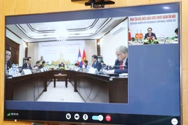 Quang cảnh hội đàm. (Ảnh: Phương Hoa/TTXVN)