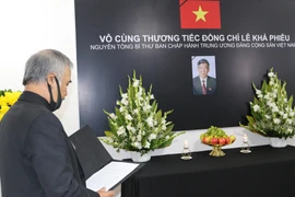 Lễ viếng nguyên Tổng Bí thư Lê Khả Phiêu tại Mexico, Canada và Chile