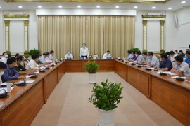 Quang cảnh Cuộc họp. (Ảnh: Đinh Hằng/TTXVN)