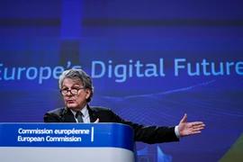 Ủy viên Liên minh châu Âu (EU) phụ trách thị trường nội địa Thierry Breton. (Ảnh: AFP/TTXVN)