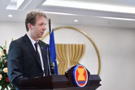 Đại sứ EU tại ASEAN, ông Igor Driesmans. (Nguồn: netralnews.com)
