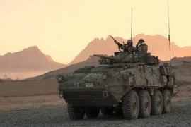 Một chiếc xe bọc thép hạng nhẹ của Canada. (Nguồn: The Canada Press)