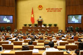 Trong ảnh: Quang cảnh phiên họp chiều 10/6. (Ảnh: Dương Giang/TTXVN) 