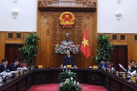 Thủ tướng Nguyễn Xuân Phúc phát biểu. (Ảnh: Thống Nhất/TTXVN)